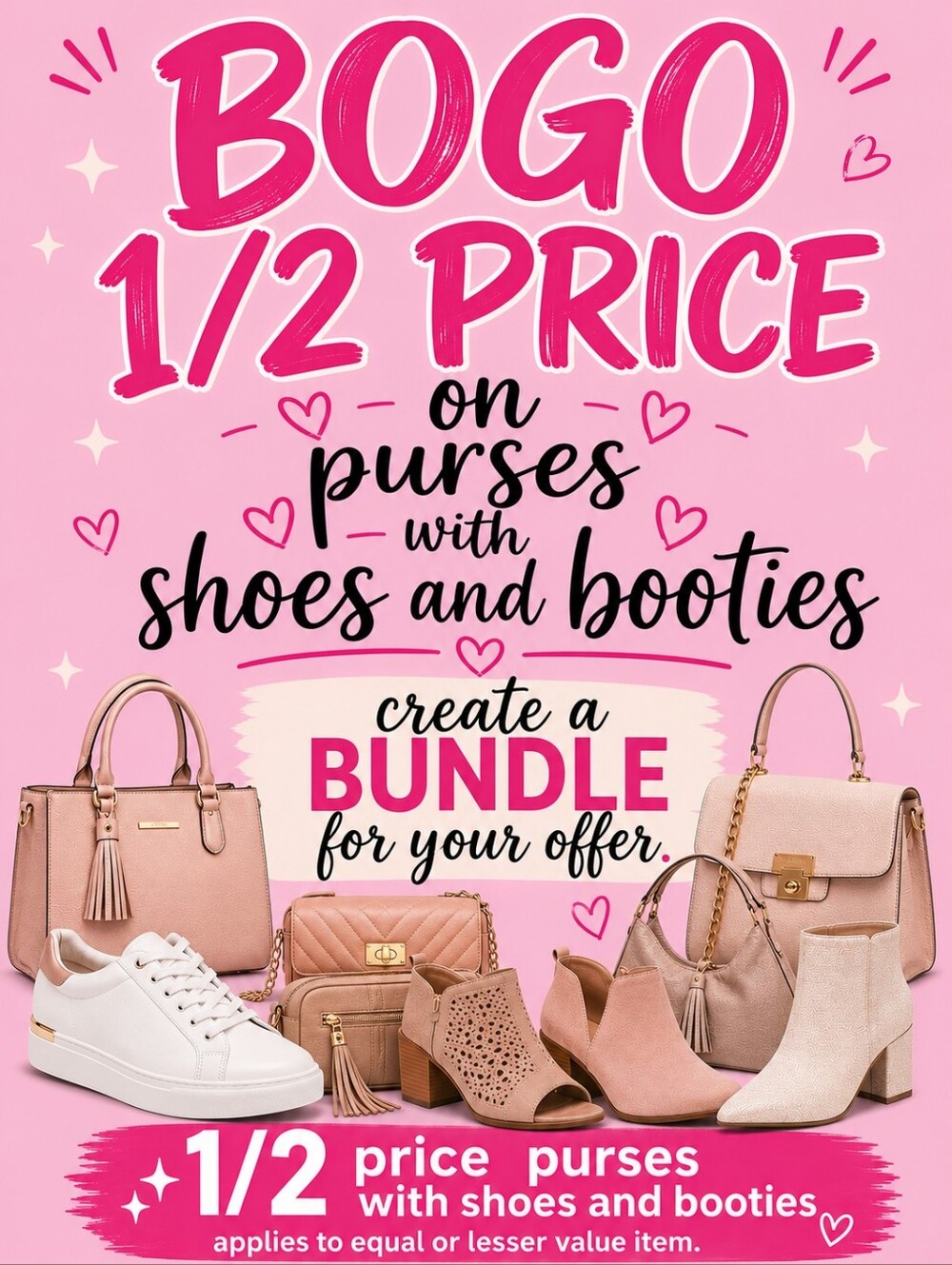 Women’s Purse Shoe And Bootie Sale
